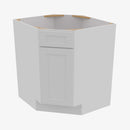 TW-BDCF36 Single Door Cabinets 36 Inch Base Diagonal Corner Sink & Cabinets Cabinet | Uptown White - image 2