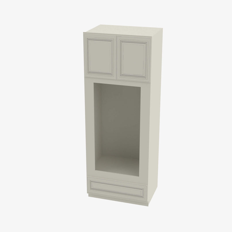 SL-OM3390B Double Door 33 Inch Tall Double Oven / Oven Microwave Cabinet | Signature Pearl - image 2