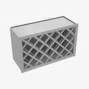 AB-W3018WR 30 Inch Wine Rack Cabinet | Lait Grey Shaker - image 2