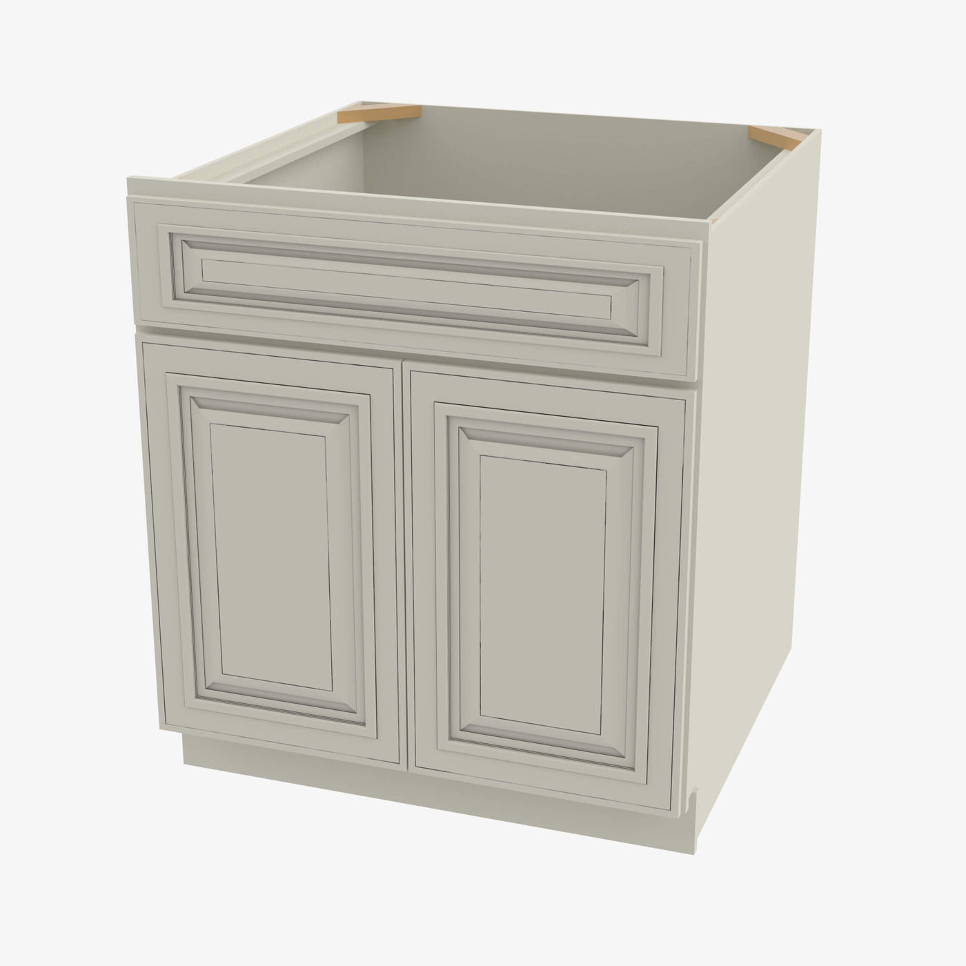 SL-S3021B-34-1/2 Double Door 30 Inch Sink Base Vanity with Drawers | Signature Pearl