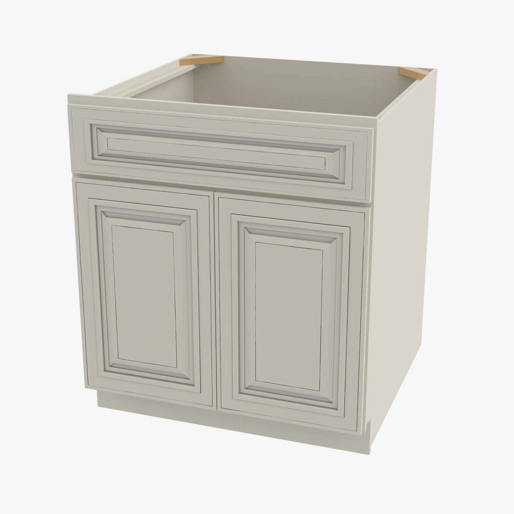 SL-S3021B-34-1/2 Double Door 30 Inch Sink Base Vanity with Drawers | Signature Pearl - image 2