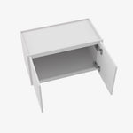 GW-W361224B Double Door 36 Inch Wall Refrigerator Cabinet | Gramercy White - image 4