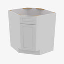 GW-BDCF36 Single Door Cabinets 36 Inch Base Diagonal Corner Sink & Cabinets Cabinet | Gramercy White - image 2