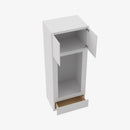 GW-OM3396B Double Door 33 Inch Tall Double Oven / Oven Microwave Cabinet | Gramercy White - image 4