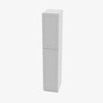 GW-WP1596 Double Door 15 Inch Tall Wall Pantry Cabinet | Gramercy White - image 2