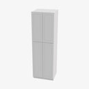 GW-WP2496B Four Door 24 Inch Tall Wall Pantry Cabinet with Butt Doors | Gramercy White - image 2