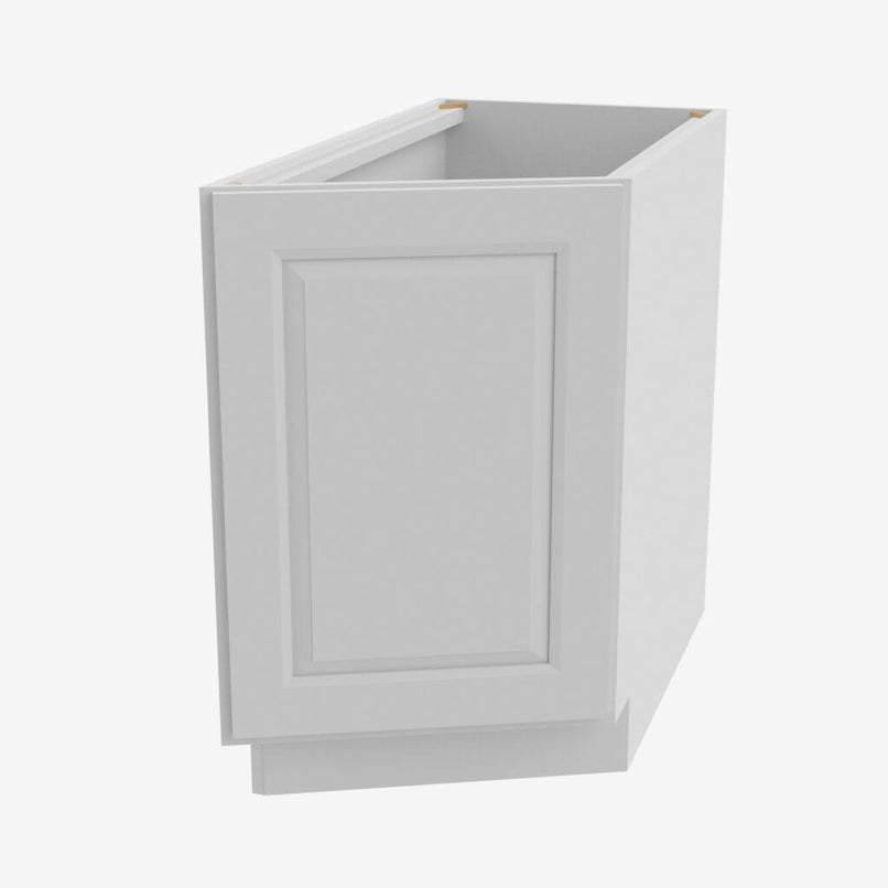 GW-BTC12R Single Door Cabinets 12 Inch Base Base Transitional Cabinet Right | Gramercy White - image 4