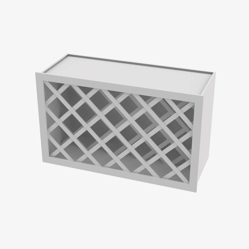 GW-W3018WR 30 Inch Wine Rack Cabinet | Gramercy White - image 2