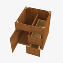 PR-S3021DR-34-1/2 Single Door Cabinets 30 Inch Combo Vanity with Right Drawer | Petit Brown - image 4