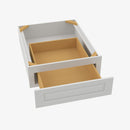 GW-SVDU3021-7 30 Inch Bathroom Cabinet Desk Drawer | Gramercy White - image 4