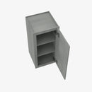 TG-W1842 Single Door Cabinets 18 Inch Wall Cabinet | Midtown Grey - image 4