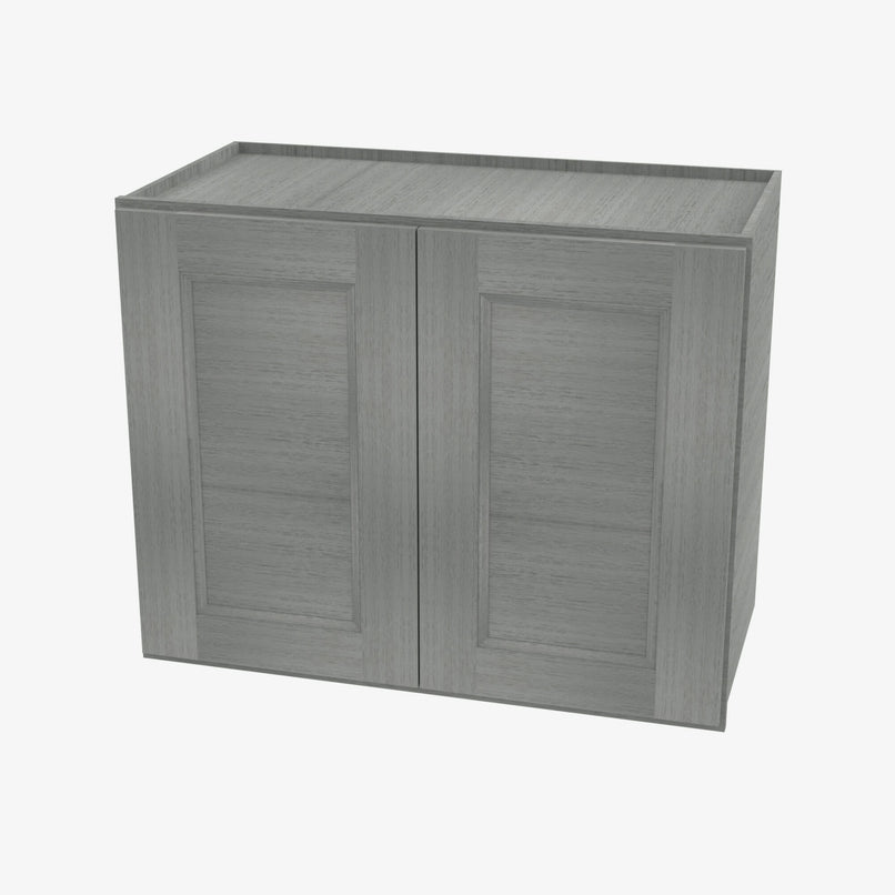 TG-W3642B Double Door 36 Inch Wall Cabinet | Midtown Grey - image 4