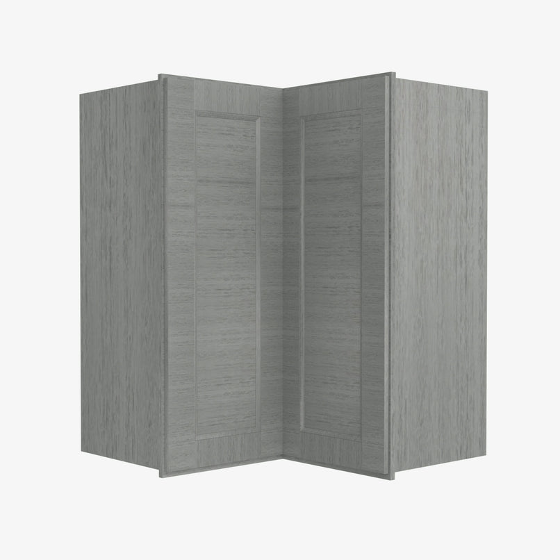TG-WSQ2436 24 Inch Easy Reach Wall Corner Cabinet | Midtown Grey - image 4