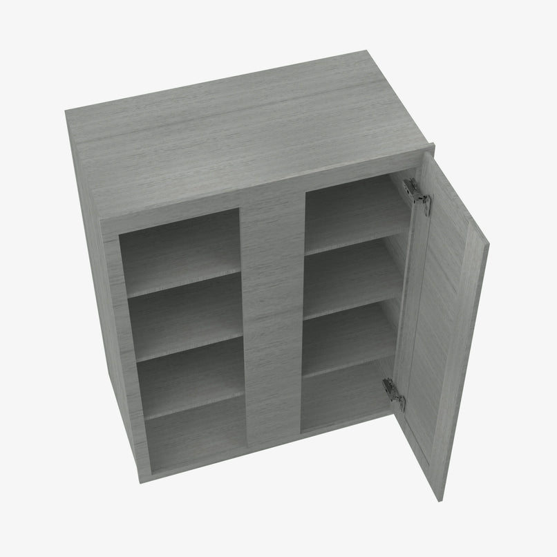 TG-WBLC30/33-3042 Single Door Cabinets 30 Inch Wall Blind Corner Cabinet | Midtown Grey - image 3
