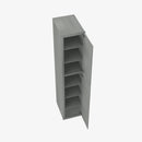 TG-WP1596 Double Door 15 Inch Tall Wall Pantry Cabinet | Midtown Grey - image 4