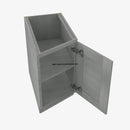 TG-BTC12R Single Door Cabinets 12 Inch Base Base Transitional Cabinet Right | Midtown Grey - image 4