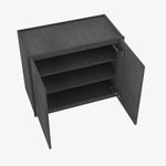 TS-W2430B Double Door 24 Inch Wall Cabinet | Townsquare Grey - image 4