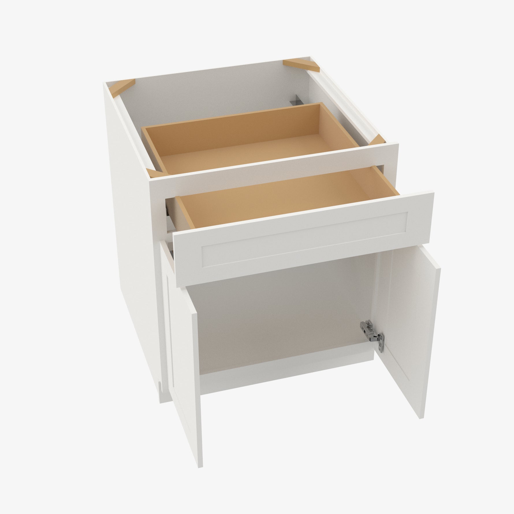 AZ-B36B Double Door 36 Inch Base Cabinet | Forevermark Champagne Maple Shaker - image 1