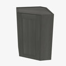 AG-WDC2436 Single Door Cabinets 24 Inch Wall Diagonal Corner Cabinet | Greystone Shaker - image 4