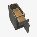 AG-B18 Single Door Cabinets 18 Inch Base Cabinet | Greystone Shaker - image 4