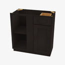 AG-BBLC45/48-42W Double Door 42 Inch Base Blind Corner Cabinets Cabinet | Greystone Shaker - image 4