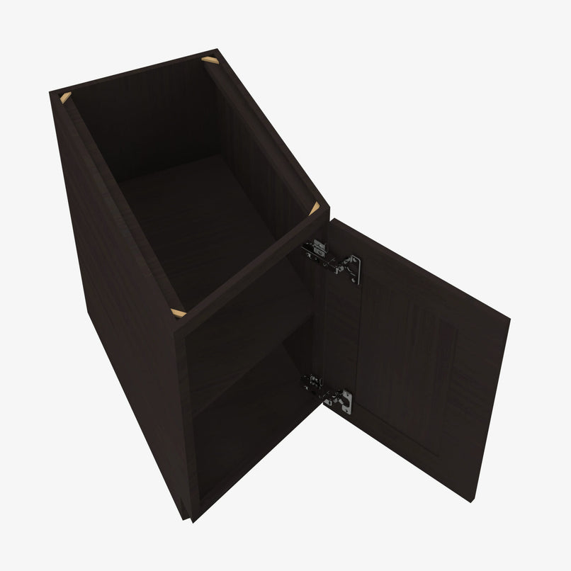 AG-BTC12L Single Door Cabinets 12 Inch Base Base Transitional Cabinet Left | Greystone Shaker - image 4