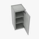 AN-W0936 Single Door Cabinets 9 Inch Wall Cabinet | Nova Light Grey Shaker - image 4