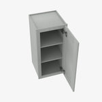 AN-W1836 Single Door Cabinets 18 Inch Wall Cabinet | Nova Light Grey Shaker - image 4