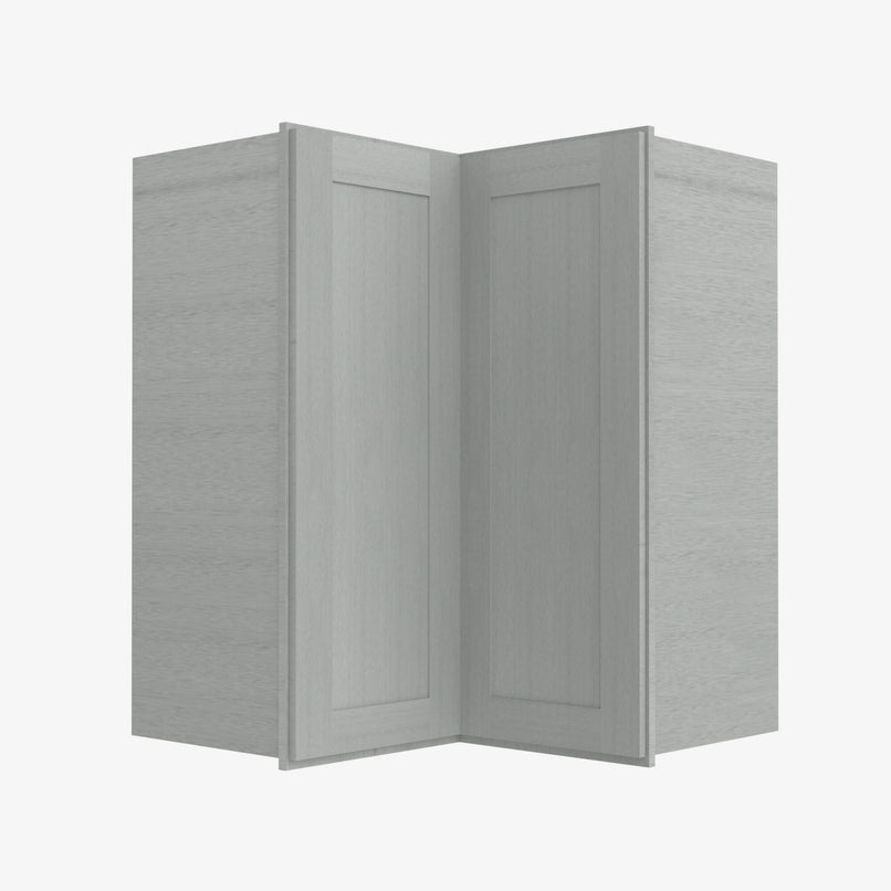 AN-WSQ2436 24 Inch Easy Reach Wall Corner Cabinet | Nova Light Grey Shaker - image 4