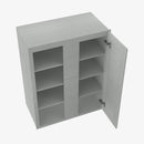 AN-WBLC30/33-3042 Single Door Cabinets 30 Inch Wall Blind Corner Cabinet | Nova Light Grey Shaker - image 3