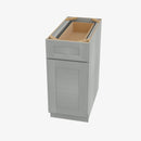 AN-B12 Single Door Cabinets 12 Inch Base Cabinet | Nova Light Grey Shaker - image 4
