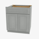 AN-B27B Double Door 27 Inch Base Cabinet | Nova Light Grey Shaker - image 4