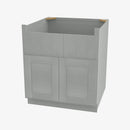 AN-FSB36B Double Door 36 Inch Farmhouse Sink Base Cabinet | Nova Light Grey Shaker - image 4