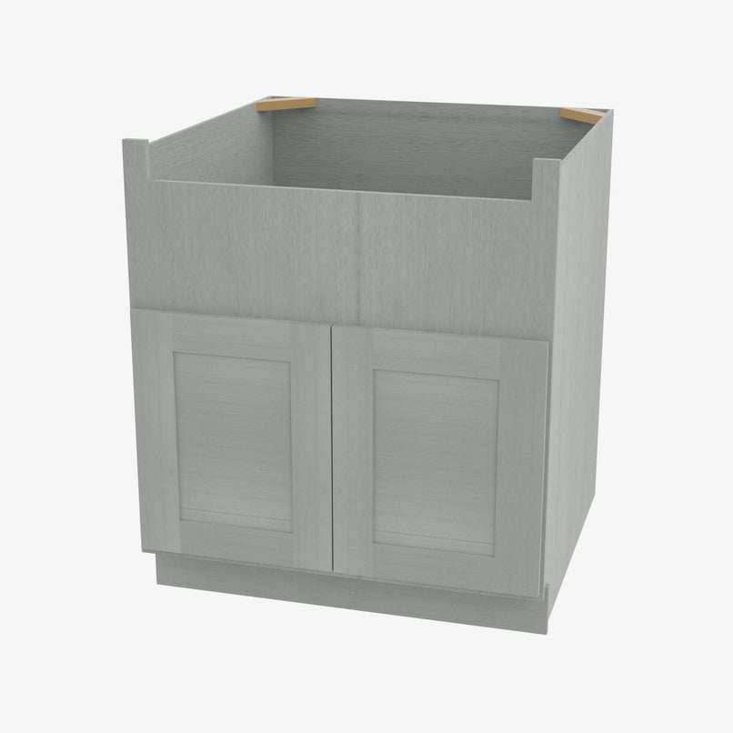 AN-FSB36B Double Door 36 Inch Farmhouse Sink Base Cabinet | Nova Light Grey Shaker - image 4