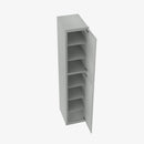 AN-WP1584 Double Door 15 Inch Tall Wall Pantry Cabinet | Nova Light Grey Shaker - image 4