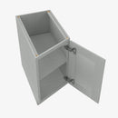AN-BTC12R Single Door Cabinets 12 Inch Base Base Transitional Cabinet Right | Nova Light Grey Shaker - image 4