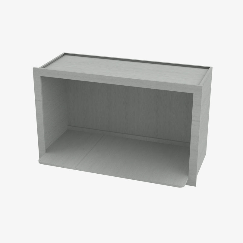 AN-MWO3018PM-12 30 Inch Microwave Oven Wall Cabinet | Nova Light Grey Shaker - image 4