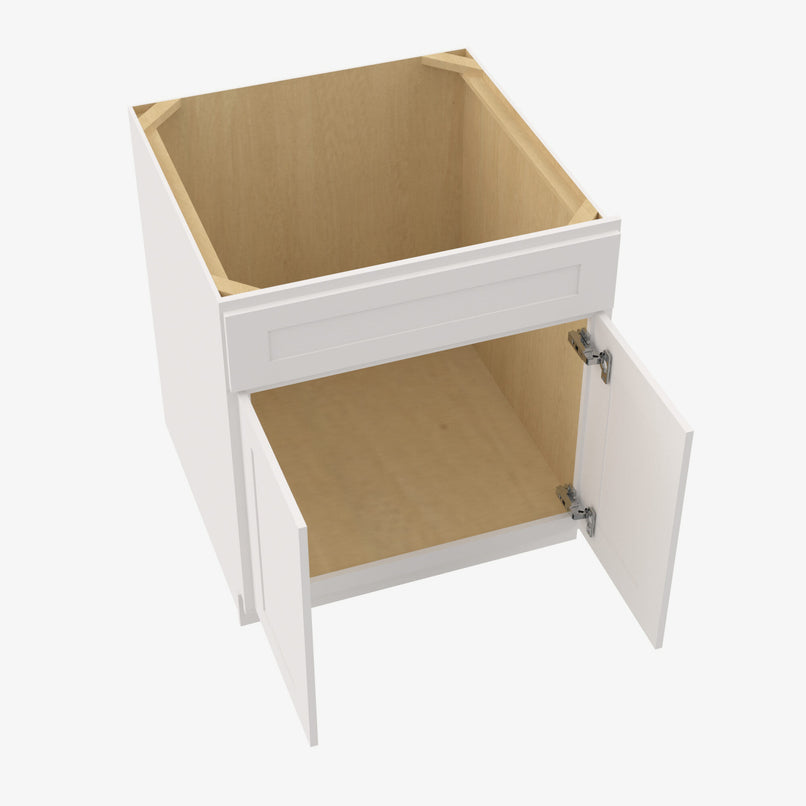 VW-SB24 Double Door 24 Inch Sink Base Cabinet | Rio Vista White Shaker - image 4