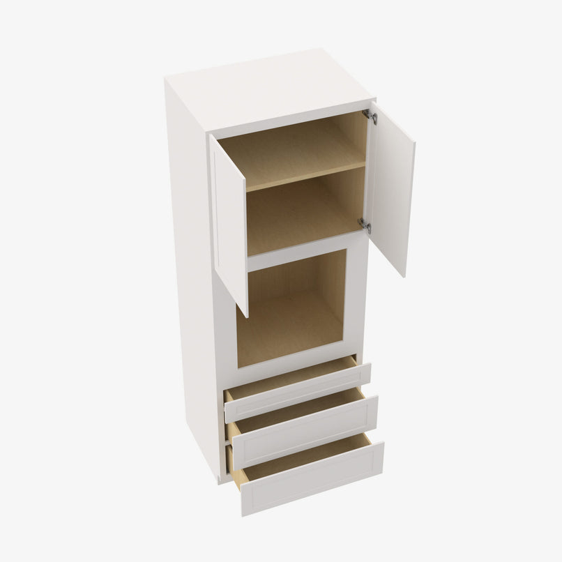 VW-OC3384B Double Door 33 Inch Tall Oven Cabinet | Rio Vista White Shaker - image 4