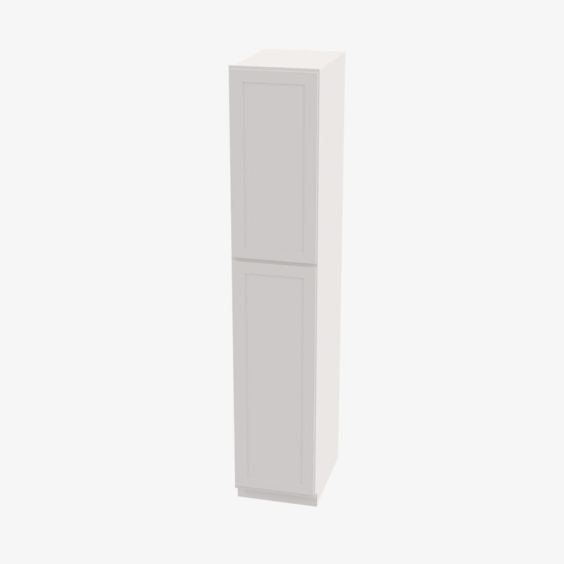 VW-WP1590 Double Door 15 Inch Tall Wall Pantry Cabinet | Rio Vista White Shaker - image 4