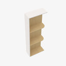 VW-WES530 Wall End Shelf with Open Shelves | TSG Forevermark Rio Vista White Shaker - image 4