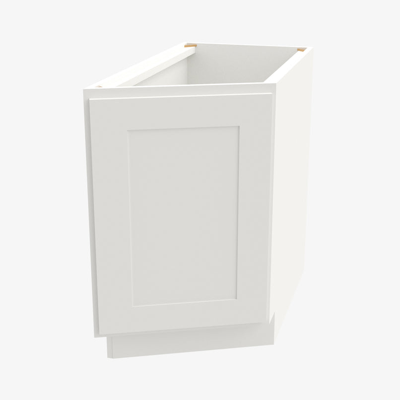 AZ-BTC12R Single Door Cabinets 12 Inch Base Base Transitional Cabinet Right | Forevermark Champagne Maple Shaker - image 4