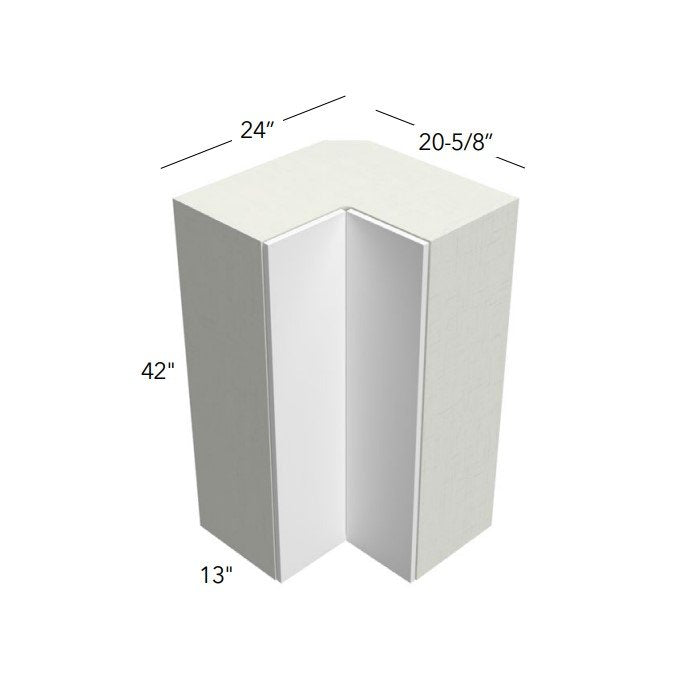 Fabuwood Illume Tuscany Como Ash 2 Corner Cabinet – ITCA2-WPC2442 - image 1