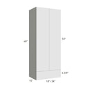 Fabuwood Illume Catalina Nocce 3 Wall With Drawers – ICN3-WD2460 - image 1