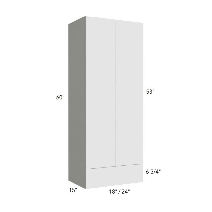 Fabuwood Illume Tuscany Como Ash 2 Wall With Drawers – ITCA2-WD1860 - image 1