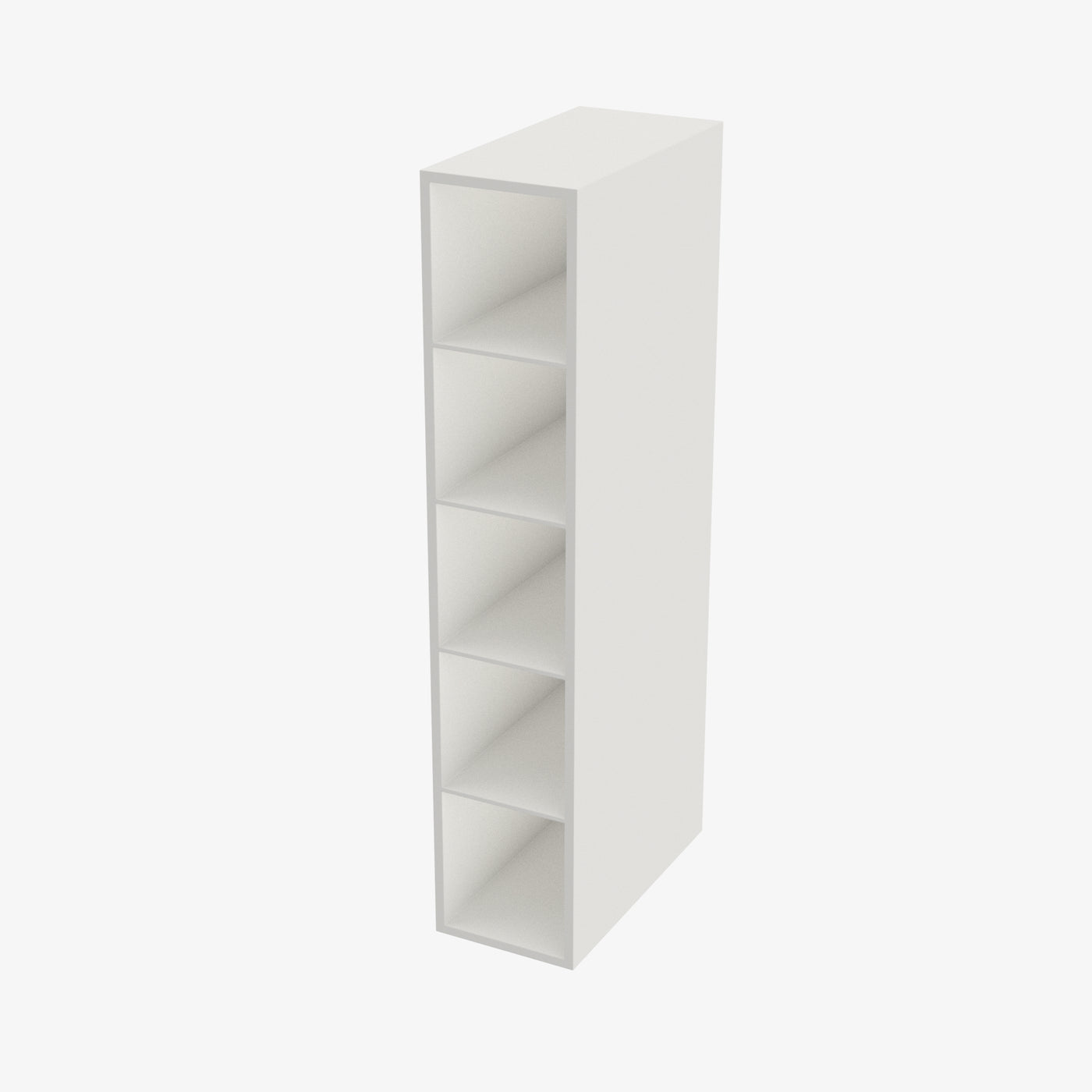 AZ-WC642 6 Inch Wall Cube Cabinet with 7 Cubes | Forevermark Champagne Maple Shaker