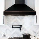 ZLINE 48 in. Designer Series Ducted Wall Mount Range Hood in Oil-Rubbed Bronze (8667B-48)