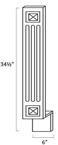GW-A6BF Fluted Decorative Base Filler | TSG Forevermark Gramercy White - image 3