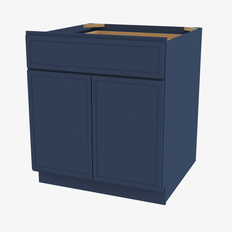 PD-B30B Double Door 30 Inch Base Cabinet | Petit Blue - image 2