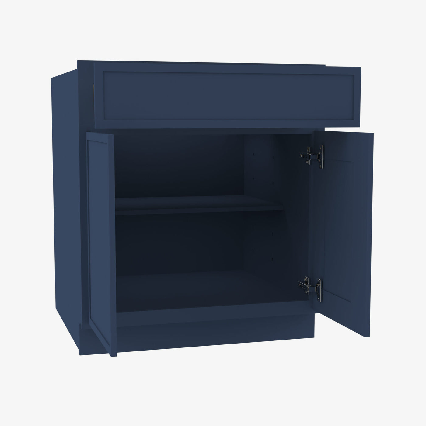PD-B24B Double Door 24 Inch Base Cabinet | Petit Blue